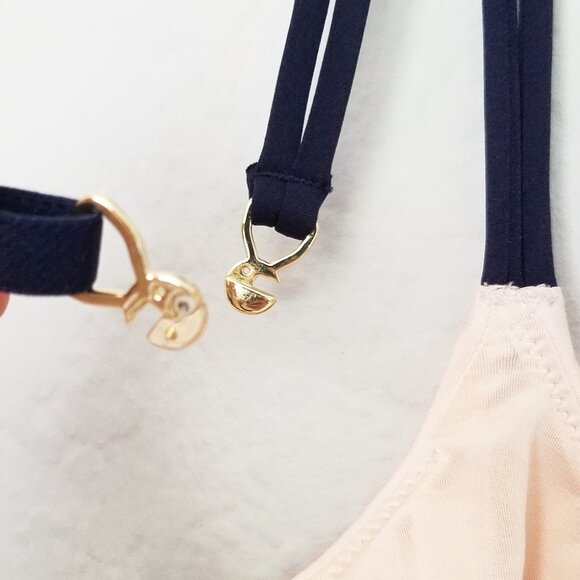 & Other Stories Ocean Floor Bikini Top Buttery Soft Artsy Under The Sea Size 10 - Picture 13 of 16